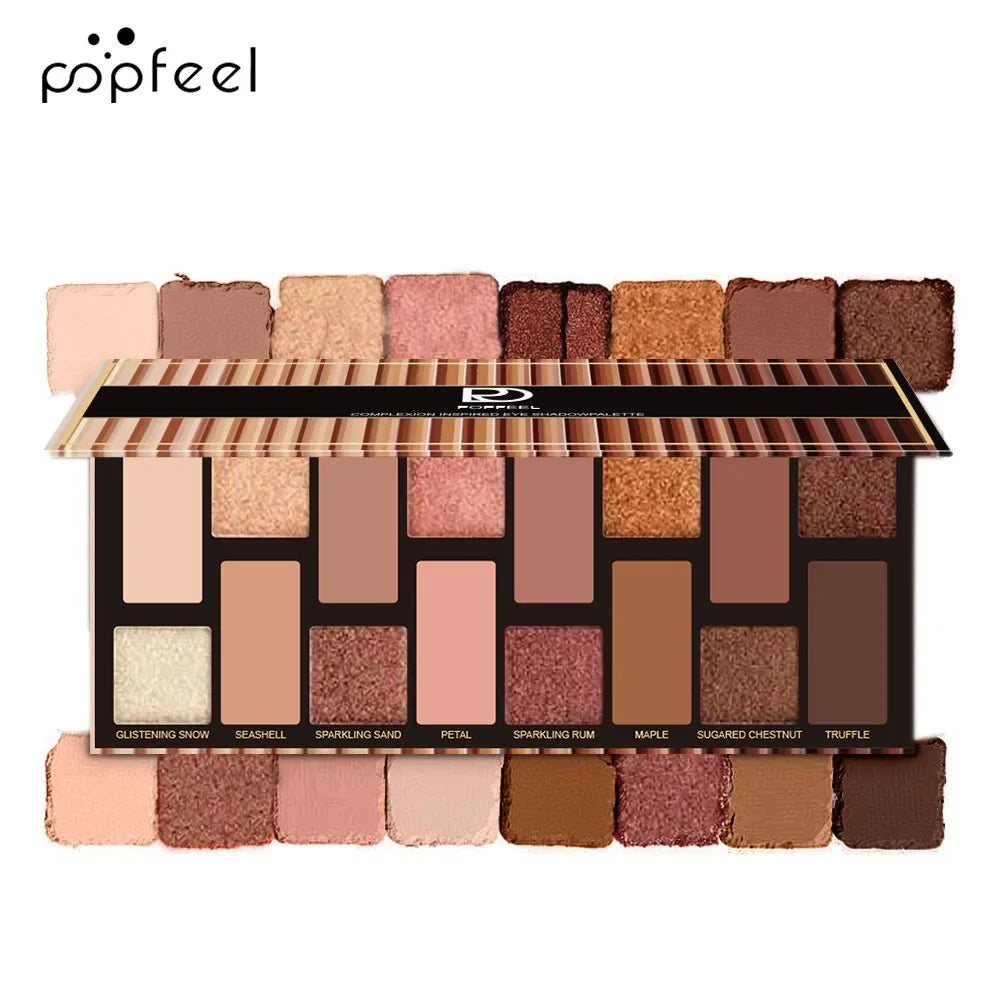 16 Color Glitter Eyeshadow Palette Waterproof