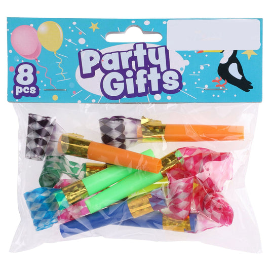 Party favors party blowers, 8 pc.