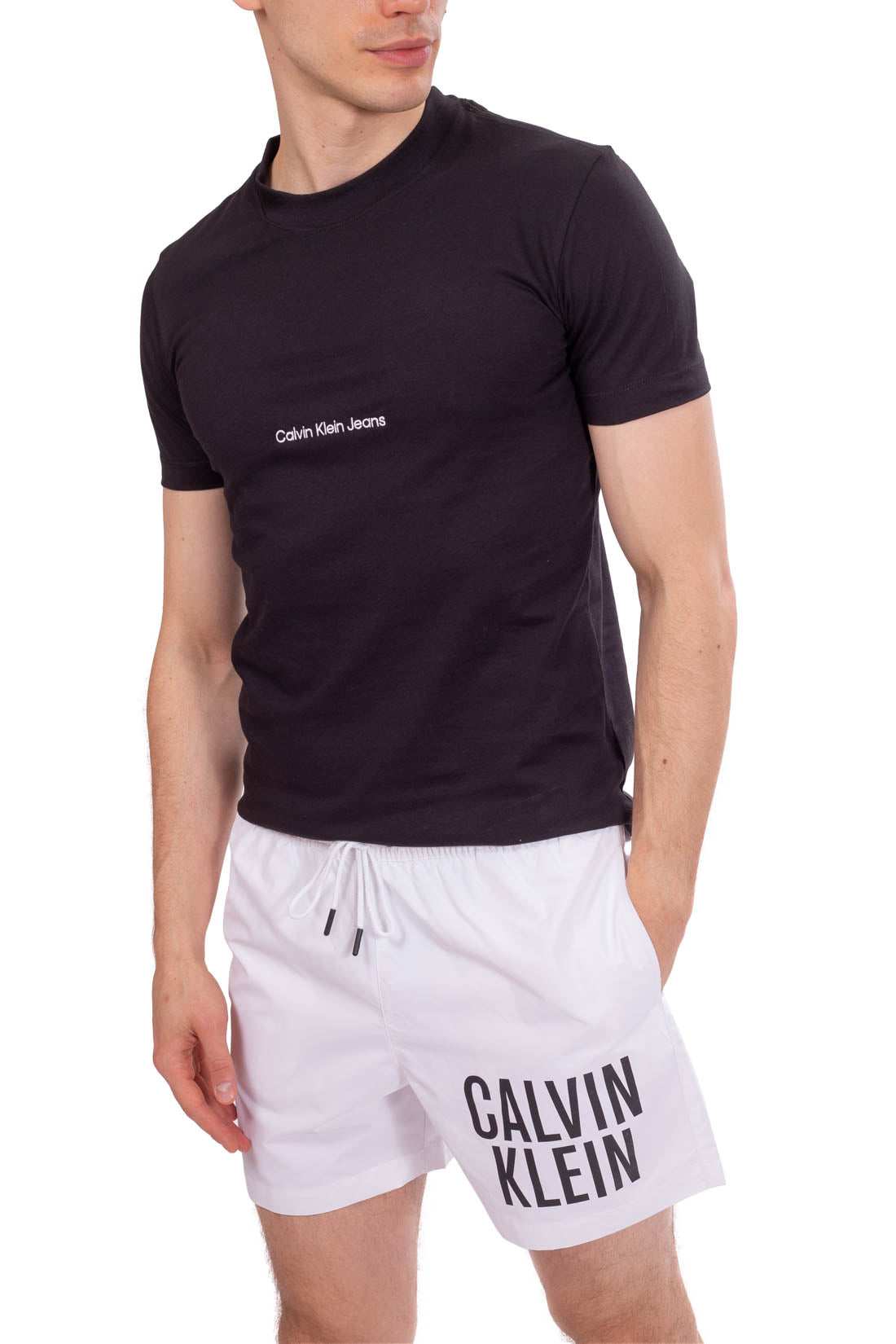 CALVIN KLEIN - Men's swim shorts with bold logo