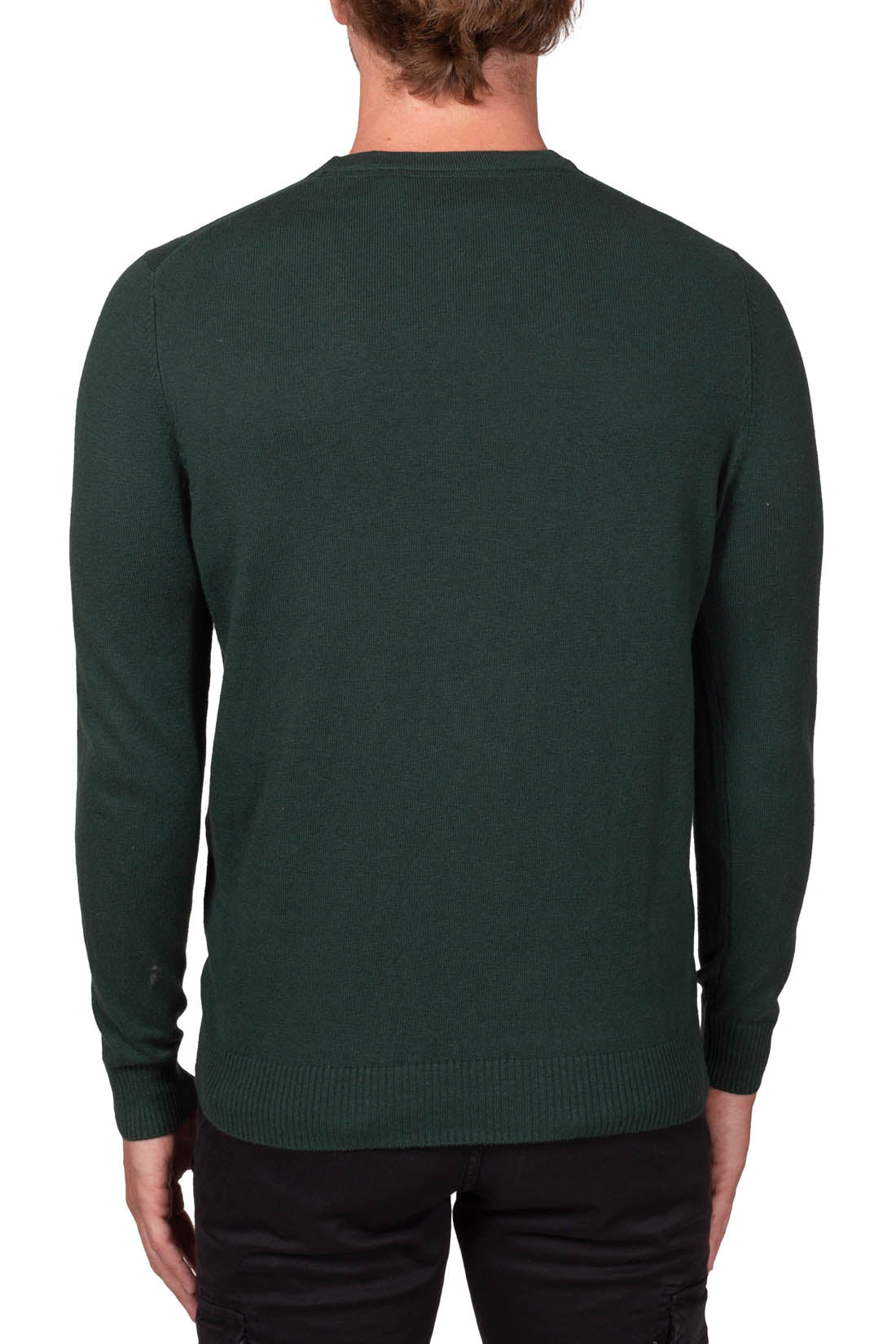 LYLE & SCOTT - Men's essential wool logo sweater  - Size KN400VCW635-M