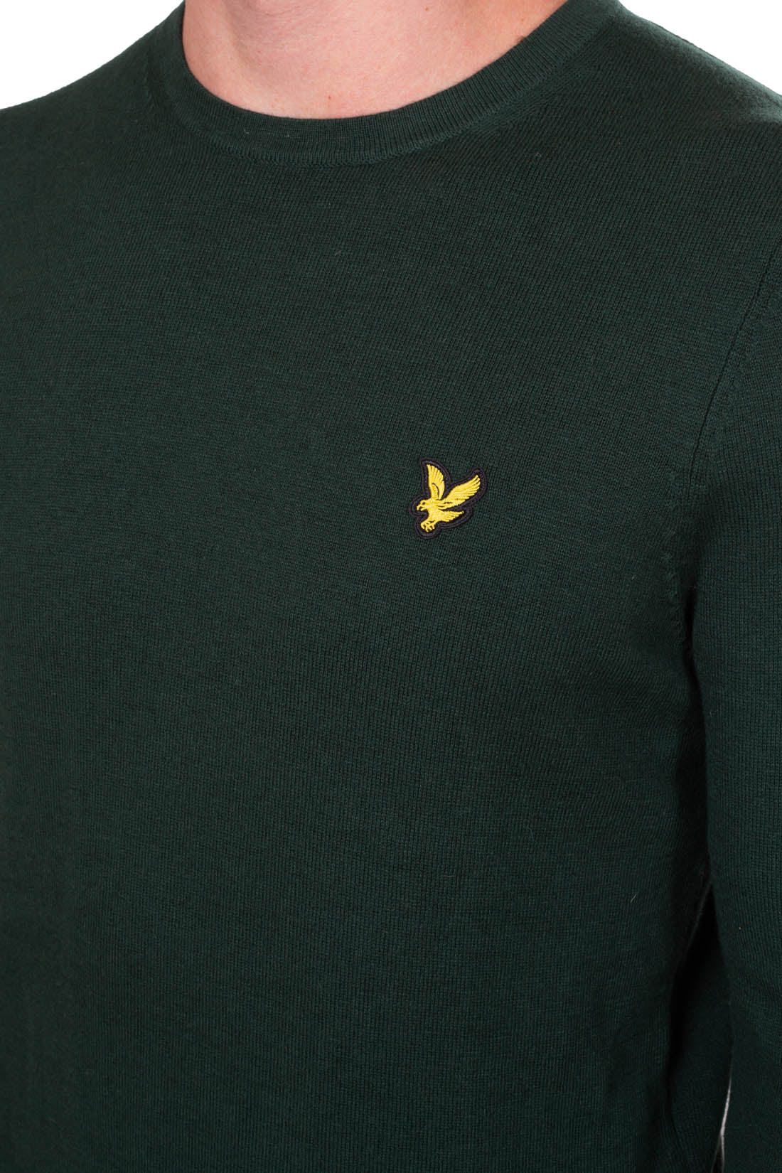 LYLE & SCOTT - Men's essential wool logo sweater  - Size KN400VCW635-M