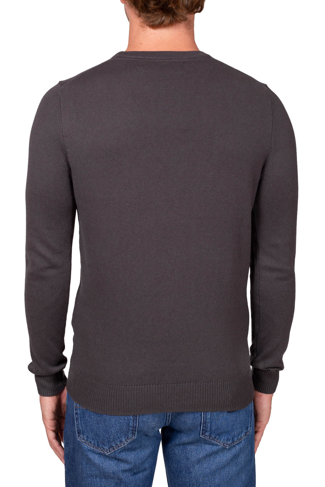 LYLE & SCOTT - Men's essential wool logo sweater  - Size KN400VCW635-M