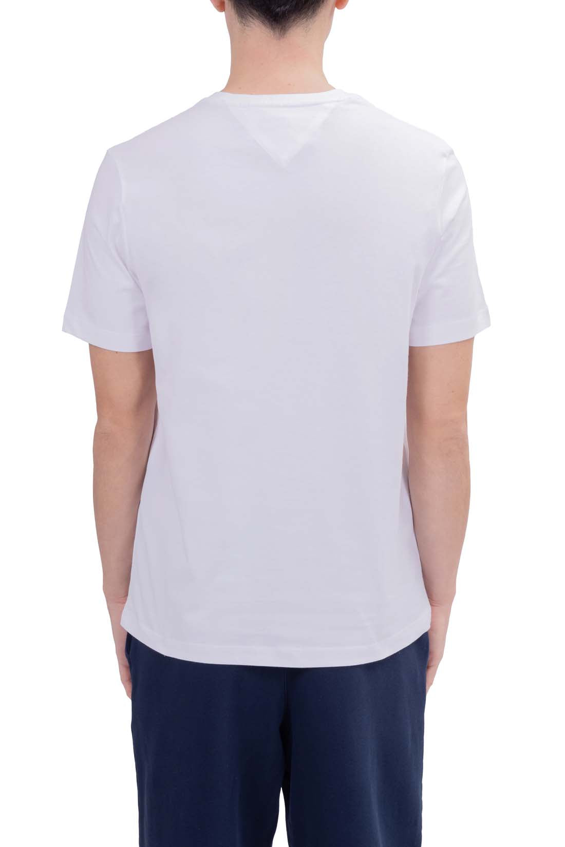 TOMMY HILFIGER - Men's regular T-shirt with embroidered logo  - Size XXL