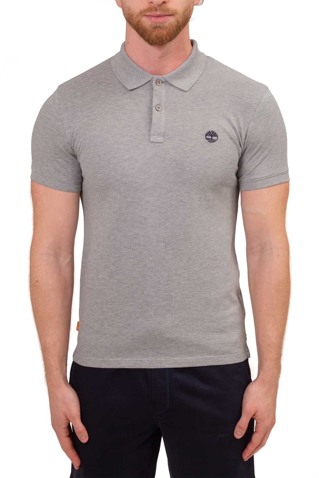 TIMBERLAND - Men's slim polo shirt with logo  - Size S