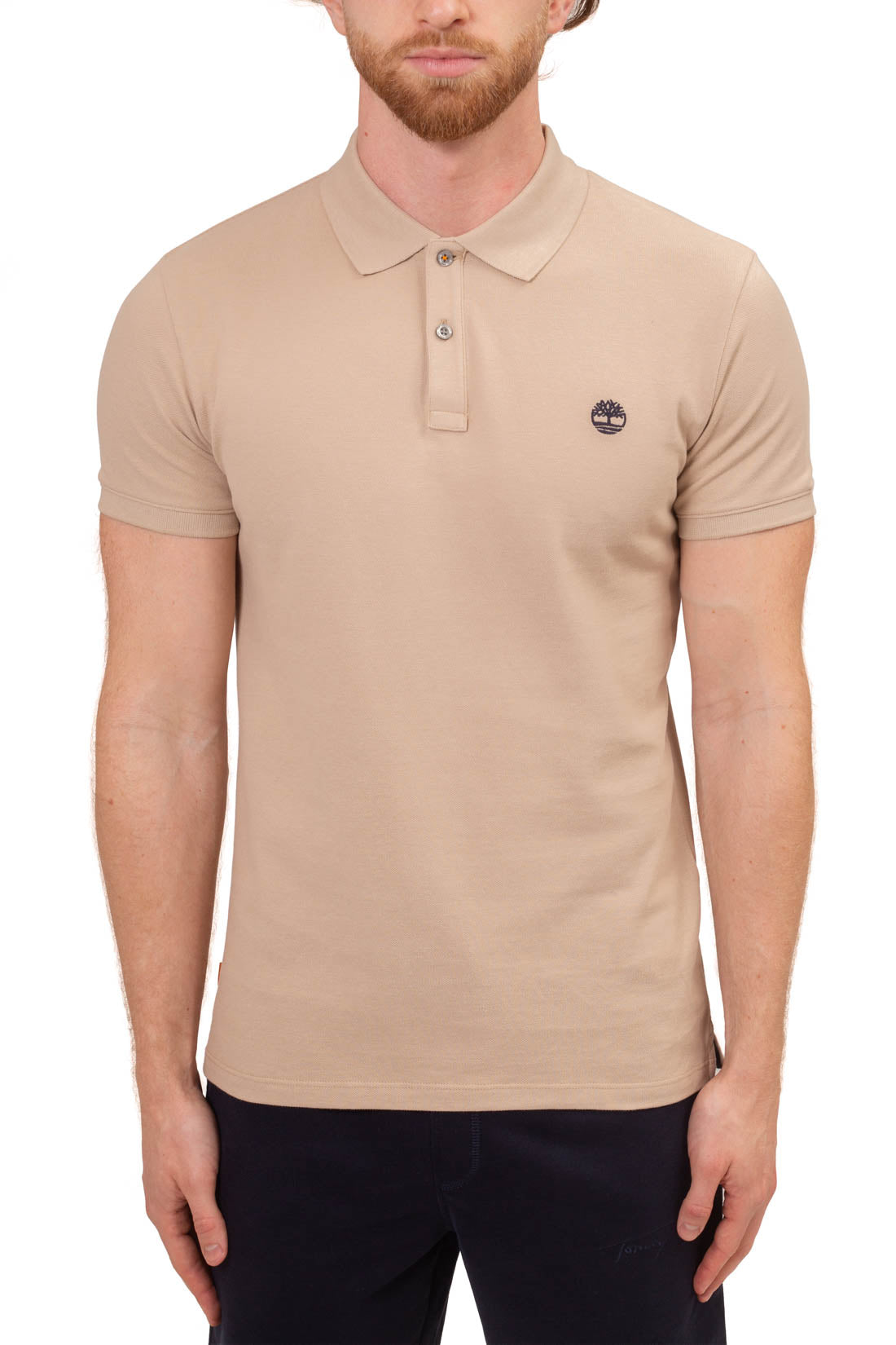 TIMBERLAND - Men's slim polo shirt with logo  - Size S