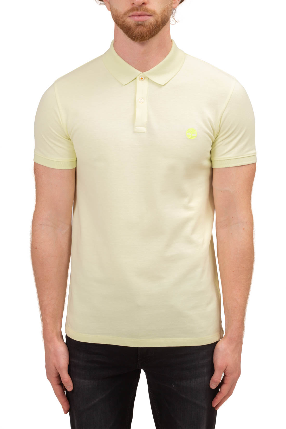 TIMBERLAND - Men's slim polo shirt with logo  - Size S