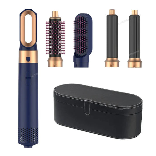 5-in-1 Professional Hair Styler and Dryer Hot Air Styler Comb