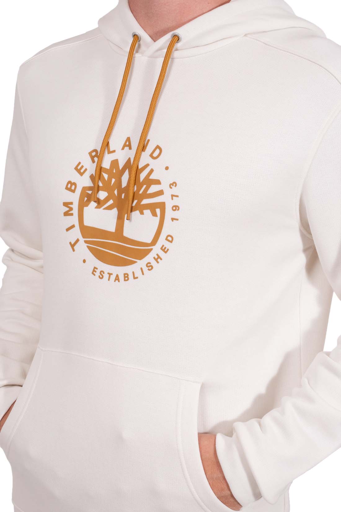 TIMBERLAND - Men's regular hoodie with printed logo
