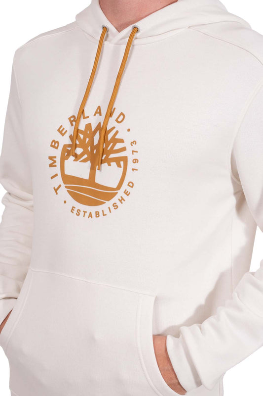 TIMBERLAND - Men's regular hoodie with printed logo