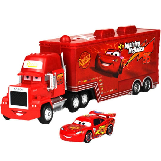 Car 3 Lightning McQueen Jackson Storm+Mack Uncle Truck Toys Set Metal Alloy Car Model Toy Kids Gift