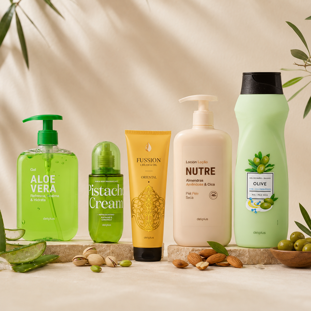 Routine Hydratation Corps Espagnole – Kit 5 Produits Deliplus